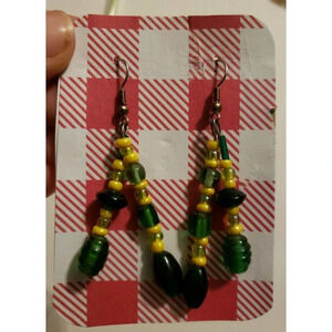 "Bright Eyes" Handmade Dangle Earrings